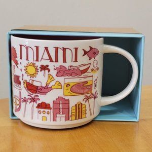 Starbucks collectible Miami mug Been there Series